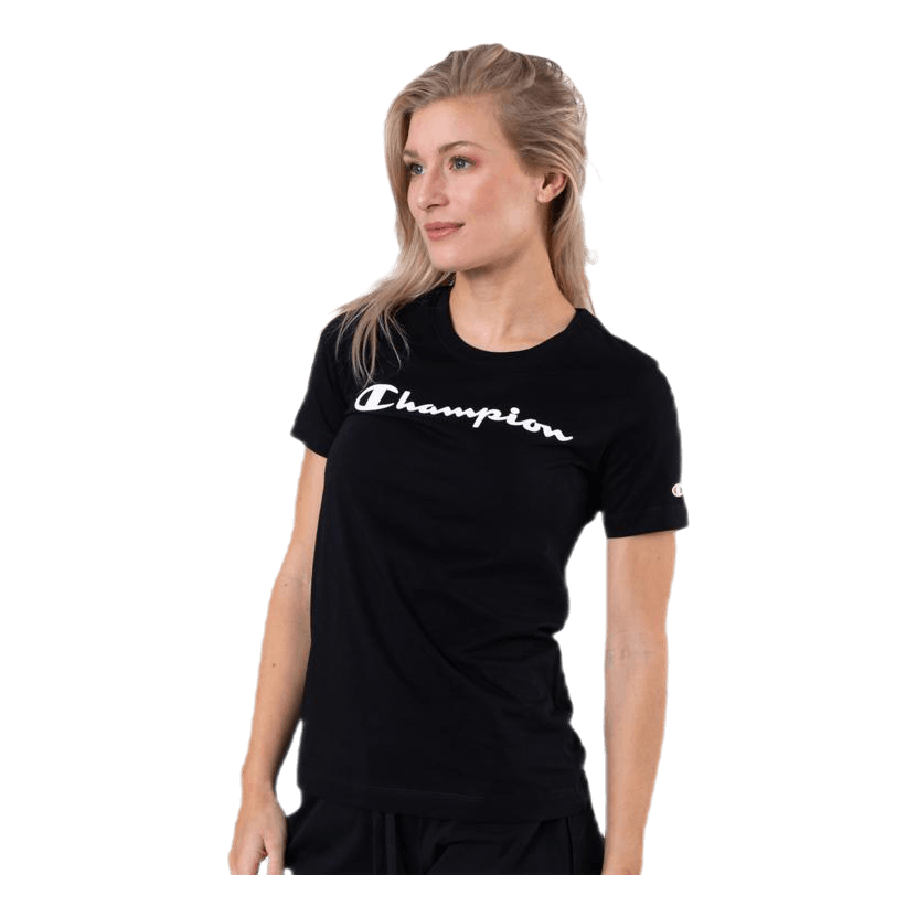 Champion Crewneck T-Shirt – Black