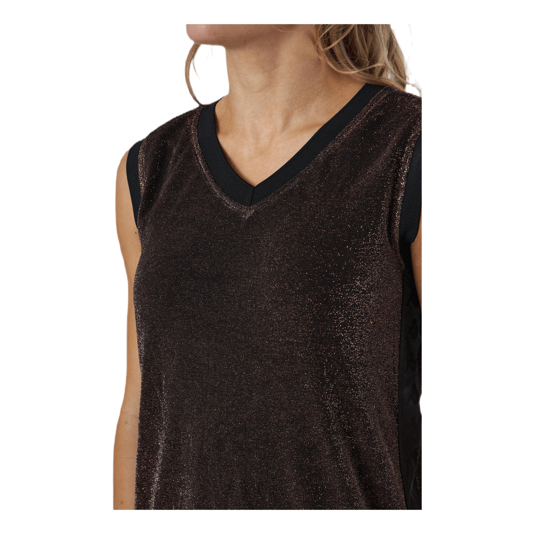 Lady Dress, Auth Sparkle Exar Brown/Black