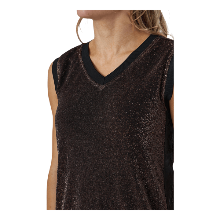 Lady Dress, Auth Sparkle Exar Brown/Black