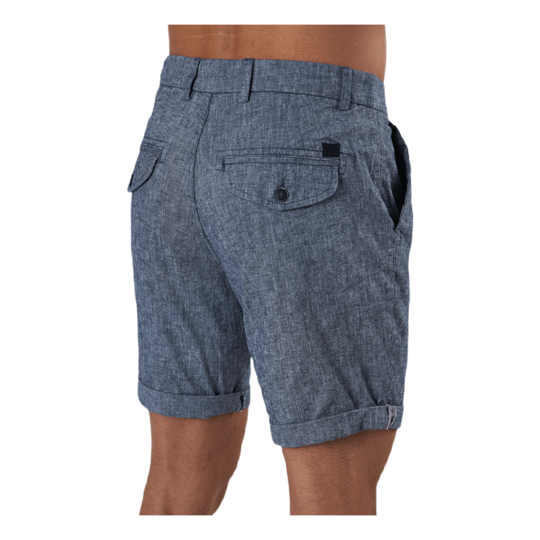 Milton Chino Shorts Akm Linen Blue