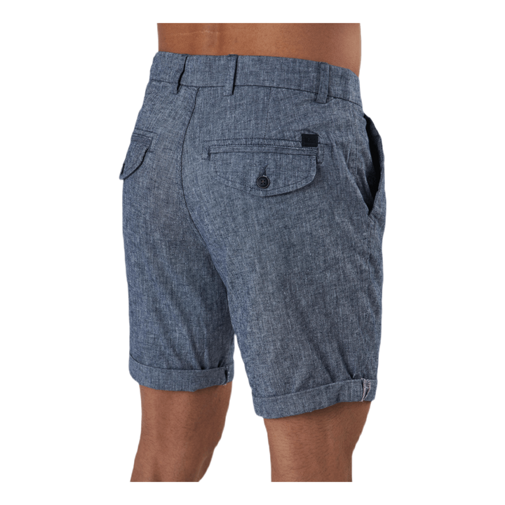 Milton Chino Shorts Akm Linen Blue