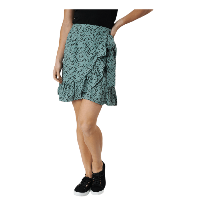 Olivia Wrap Skirt Wvn Green