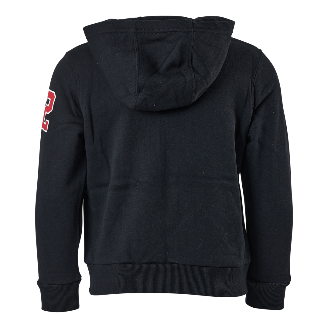 Alpha Full Zip Hood Black