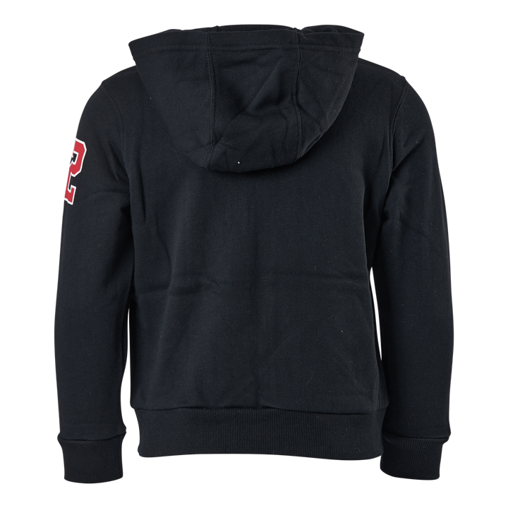 Alpha Full Zip Hood Black