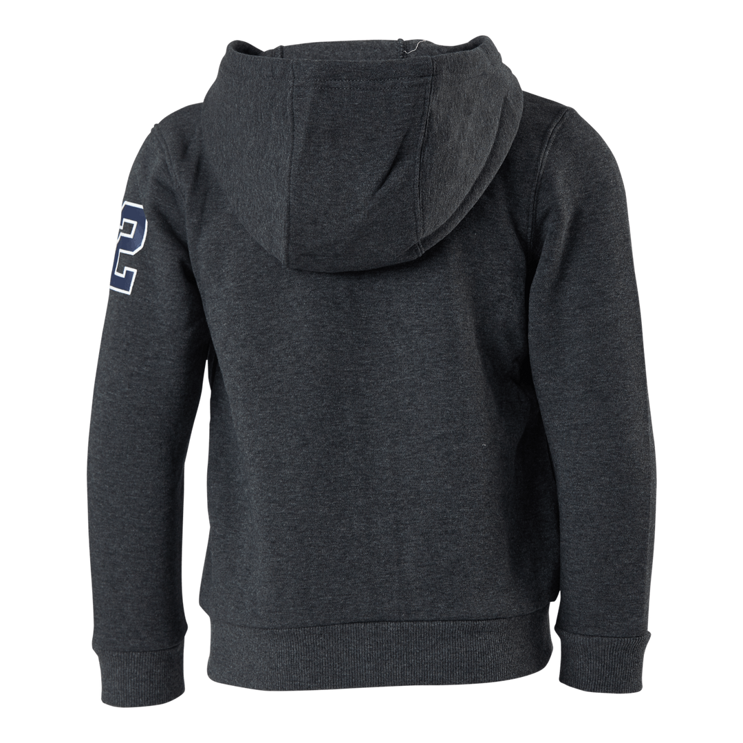 Alpha Full Zip Hood Grey