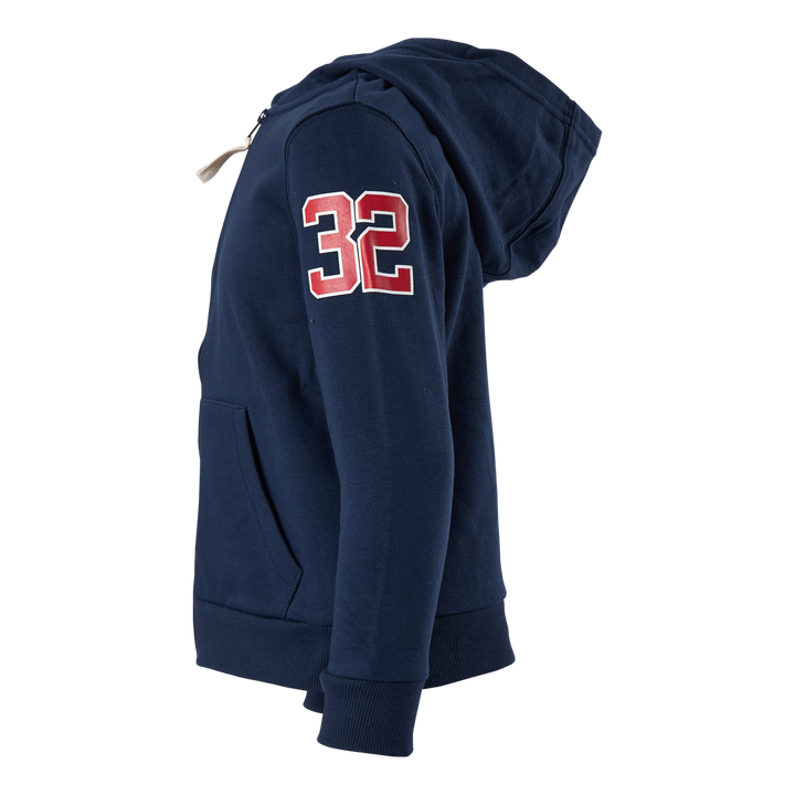 Alpha Full Zip Hood Blue