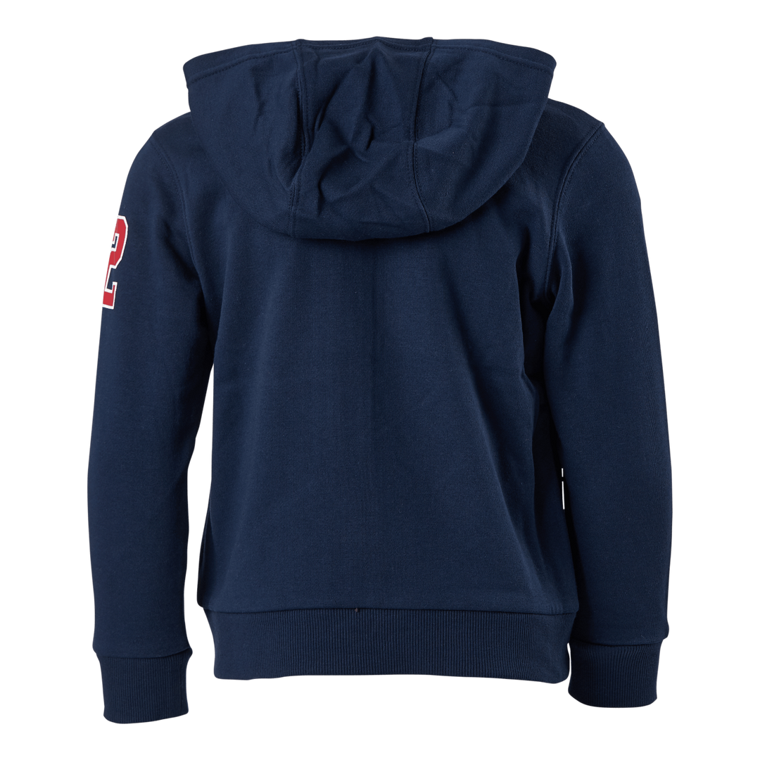 Alpha Full Zip Hood Blue