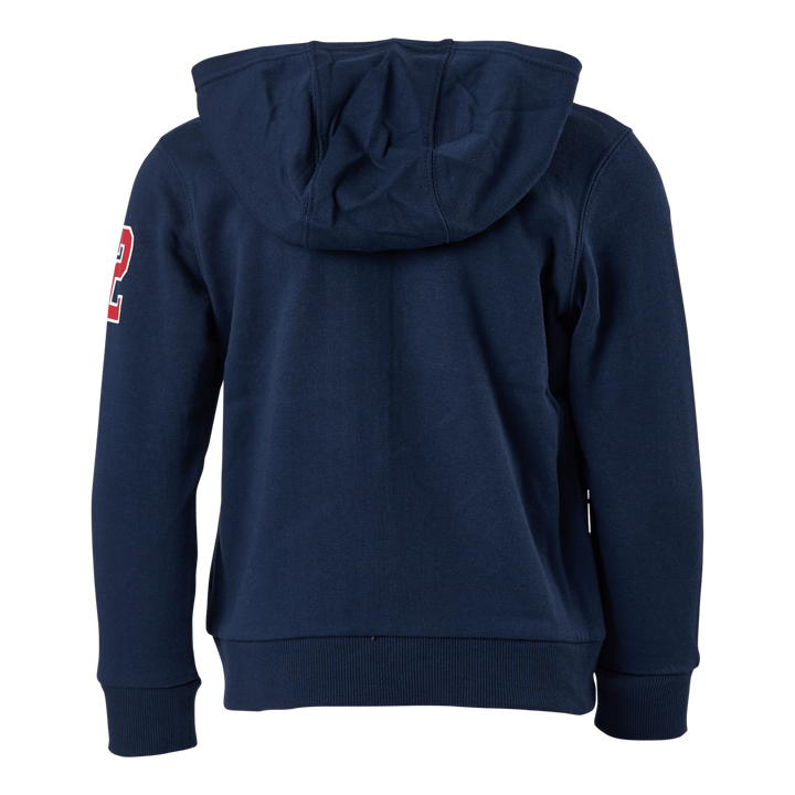 Alpha Full Zip Hood Blue