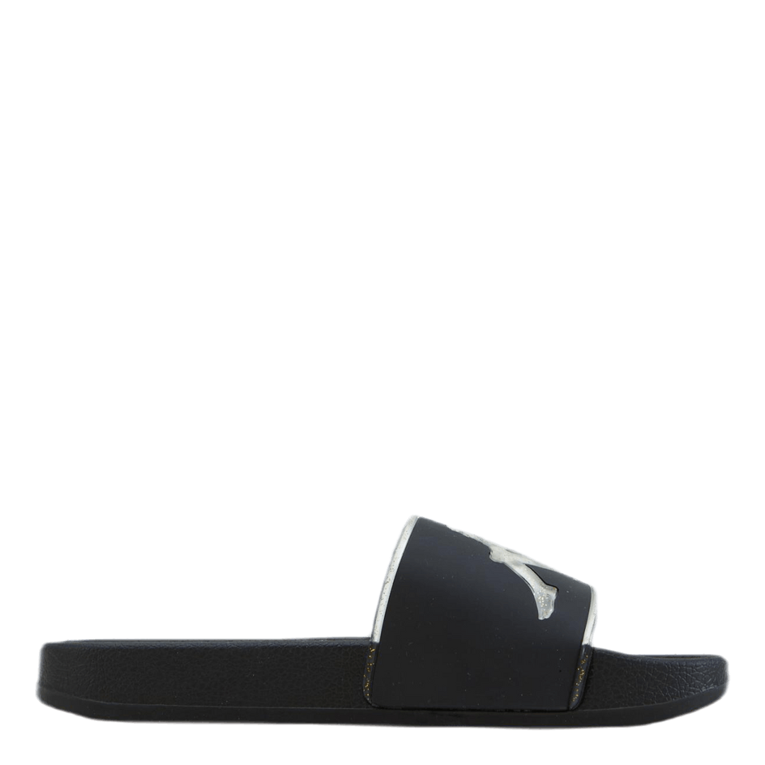 Slipper, Authentic Aqua 1 Black/Gold