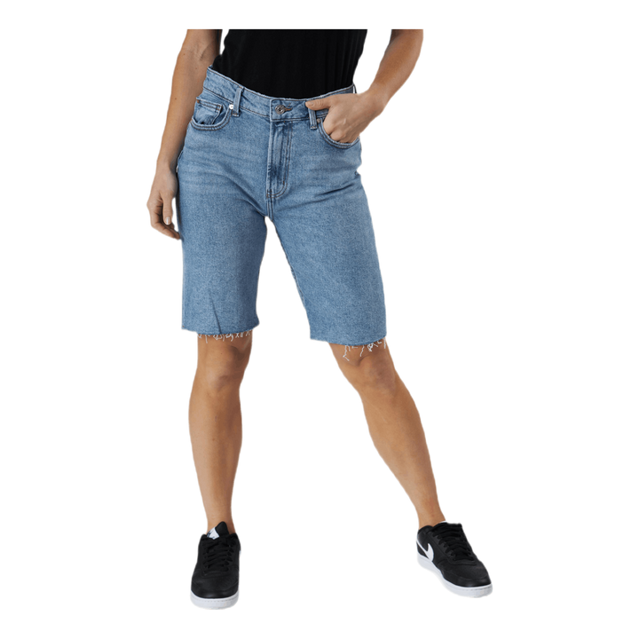 Emily Hw Long Shorts Raw Bb Mas0051 Blue
