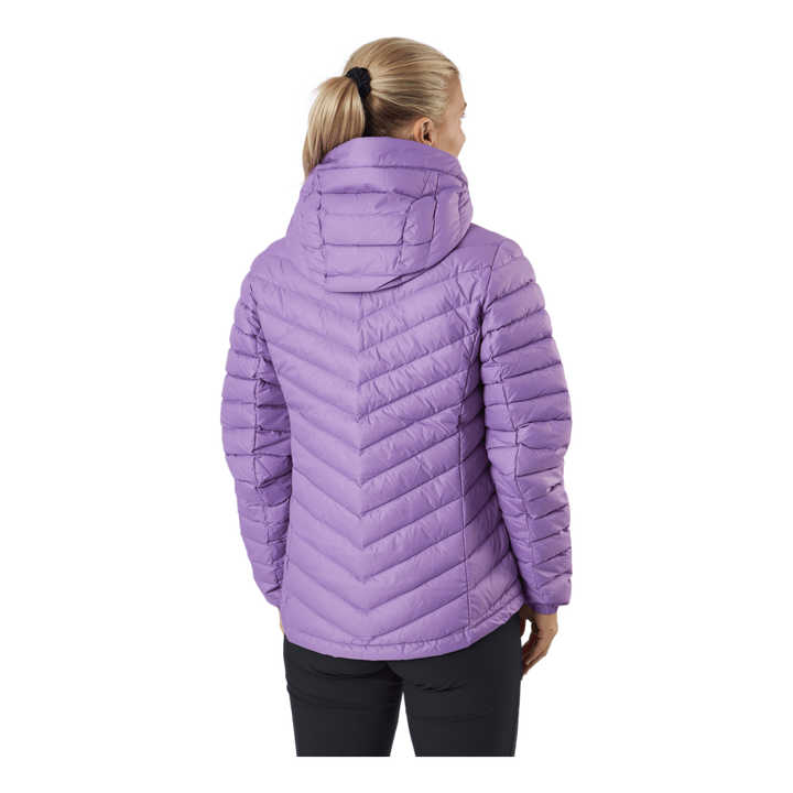 W Frost Down Hood Jacket Action Lilac