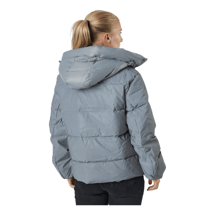 W. Hooded Reflective Puffer Ja Silver