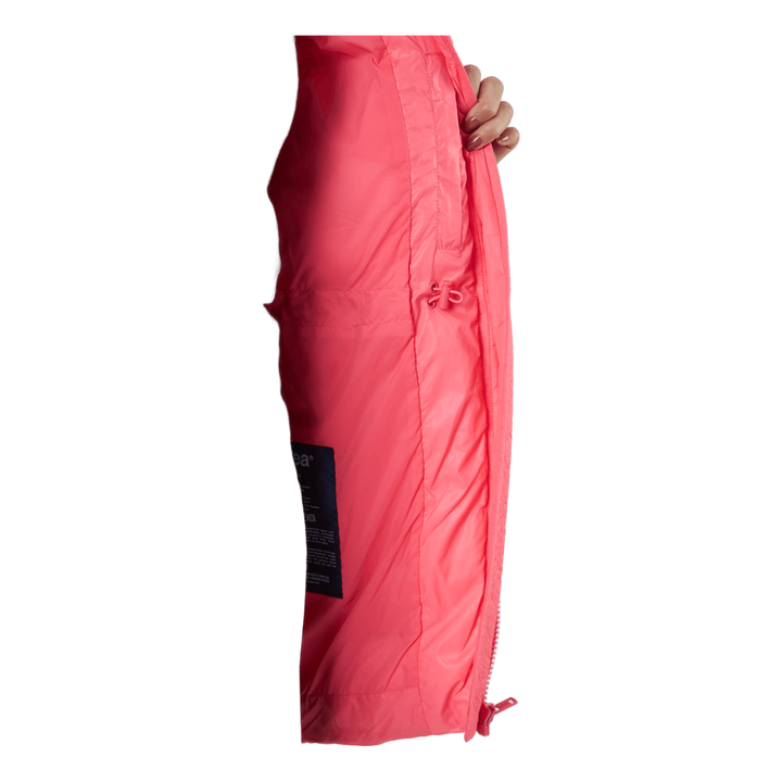 W. Mid Length Shiny Jacket Happy Pink