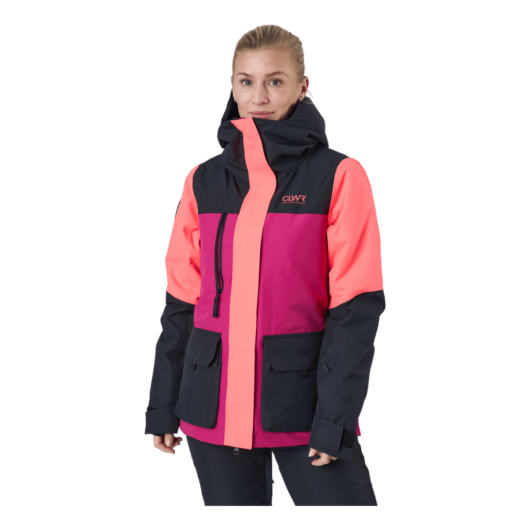 Square Jacket W Coral 355