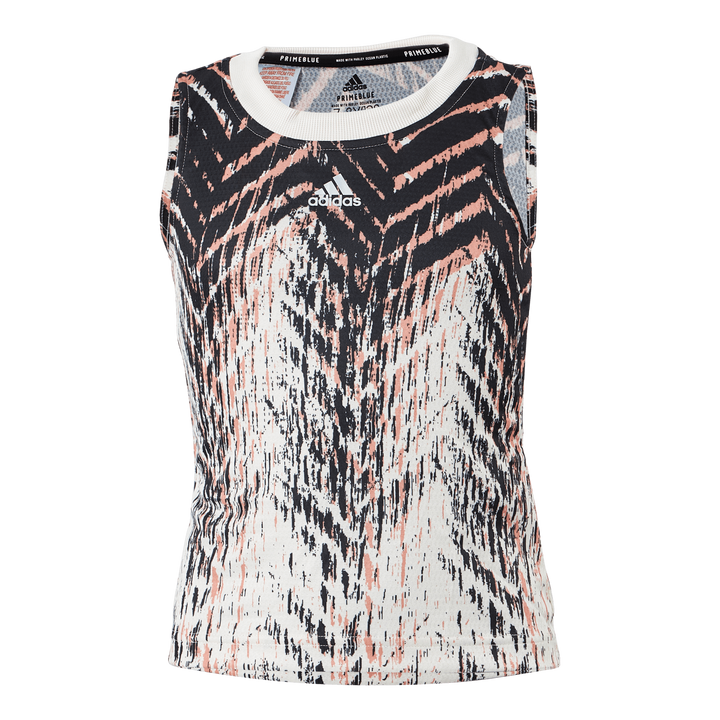 Girls Match Tank Primeblue Aer 000/beige
