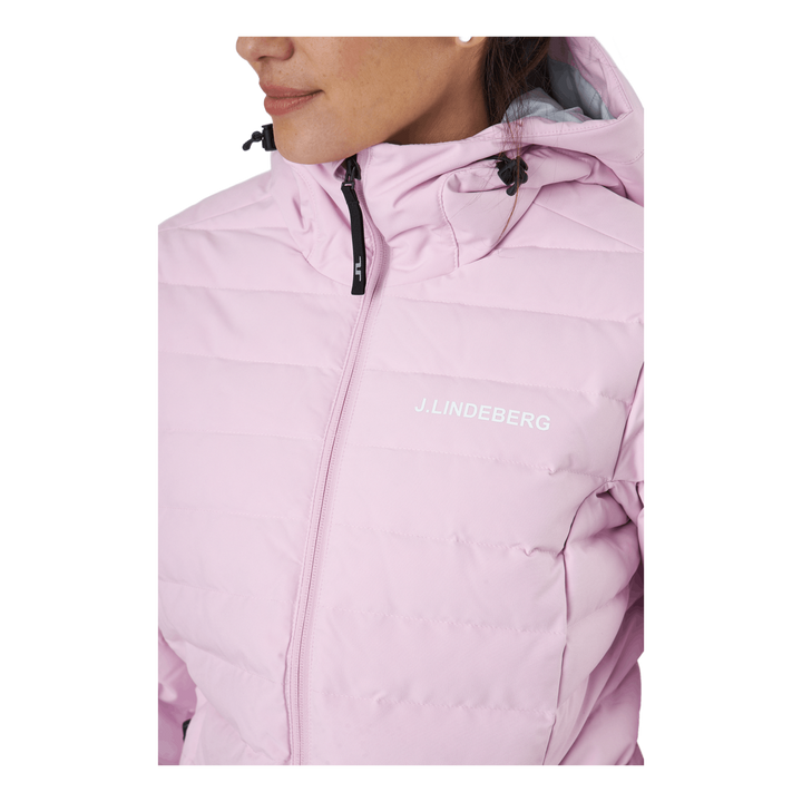 W Thermic Ski Down Jacket Pink Lavender