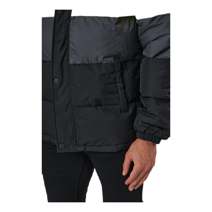 Pirro Blocked Puff Jacket Black-asphalt-sulphur Spring