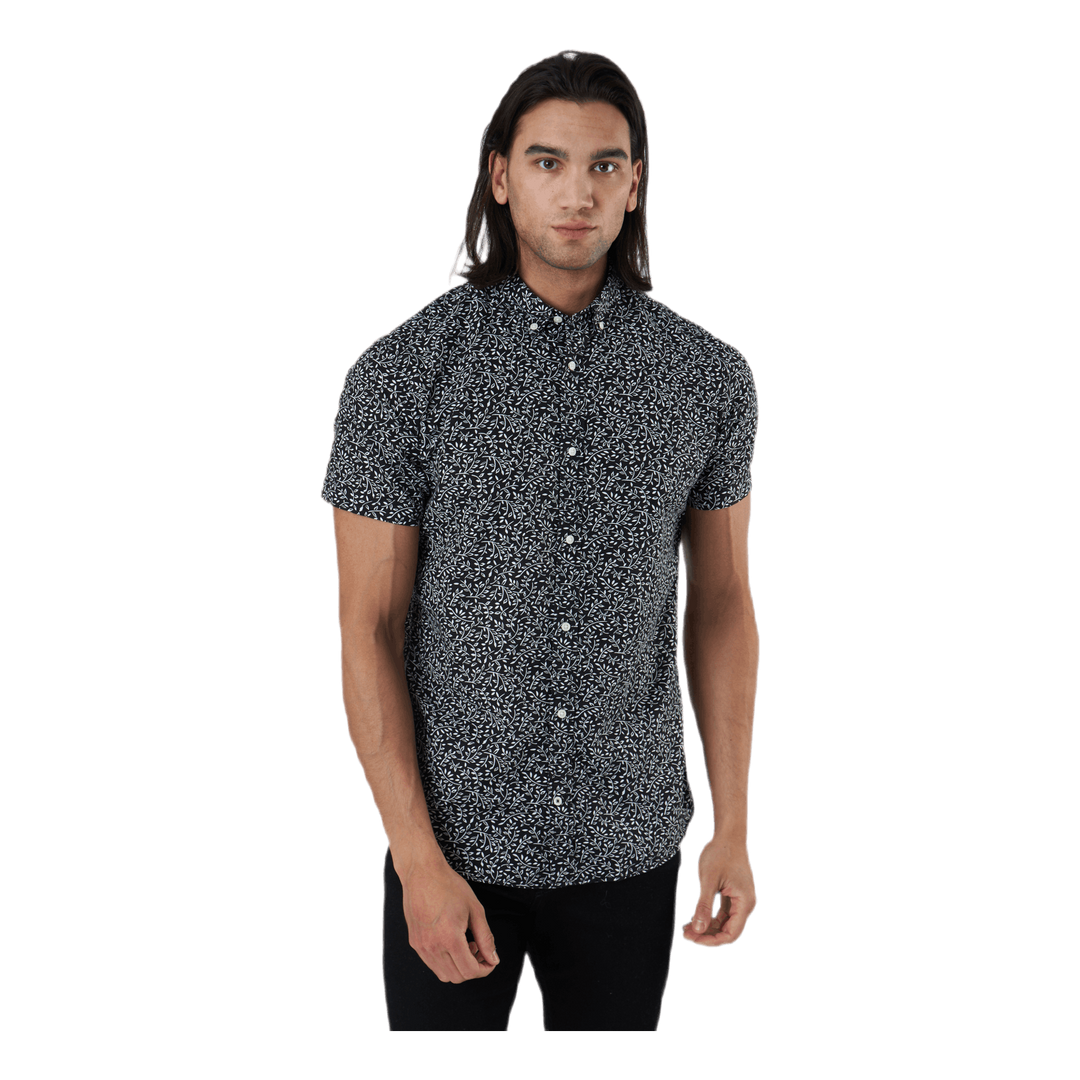 Summer Print Shirt S/s Svart