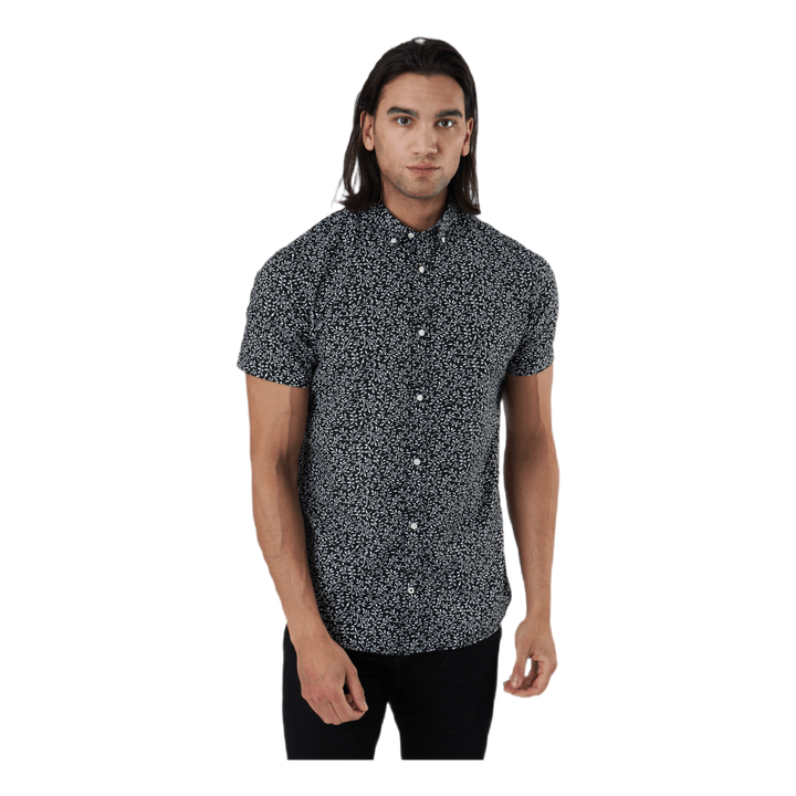 Summer Print Shirt S/s Svart
