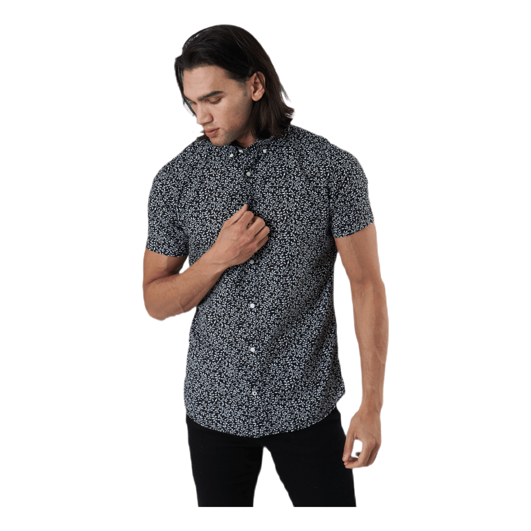 Summer Print Shirt S/s Svart