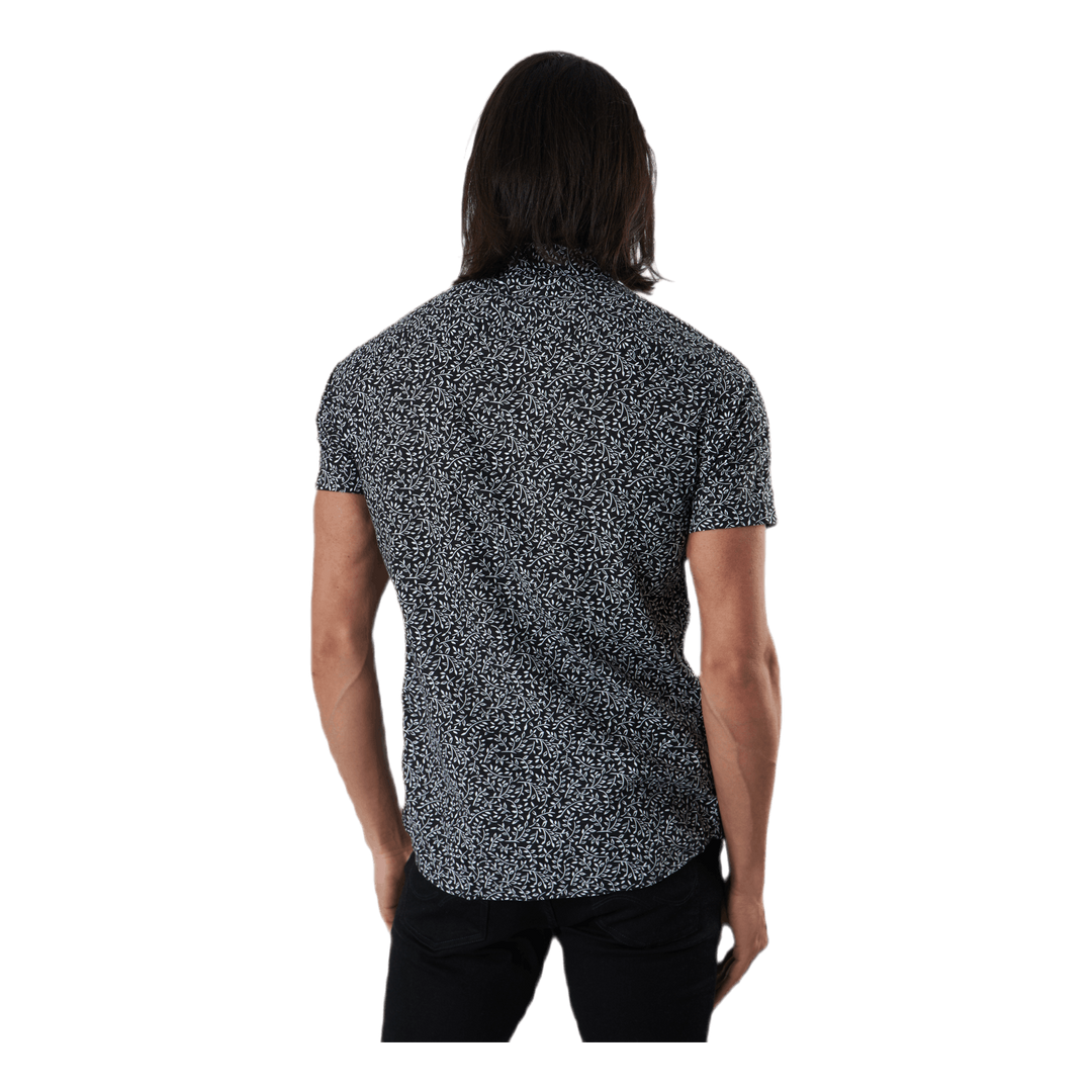 Summer Print Shirt S/s Svart