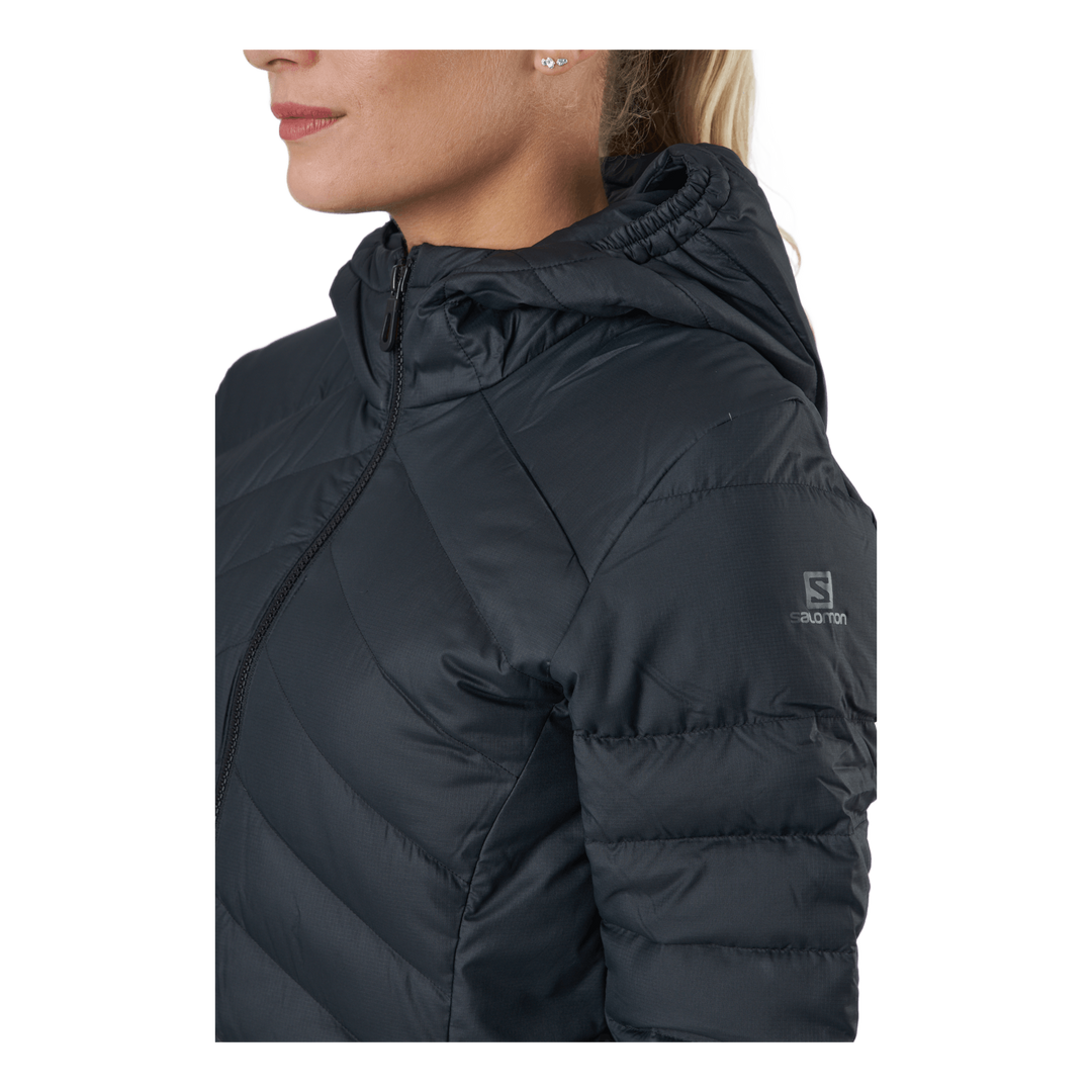 Transition Down Hoodie W Black