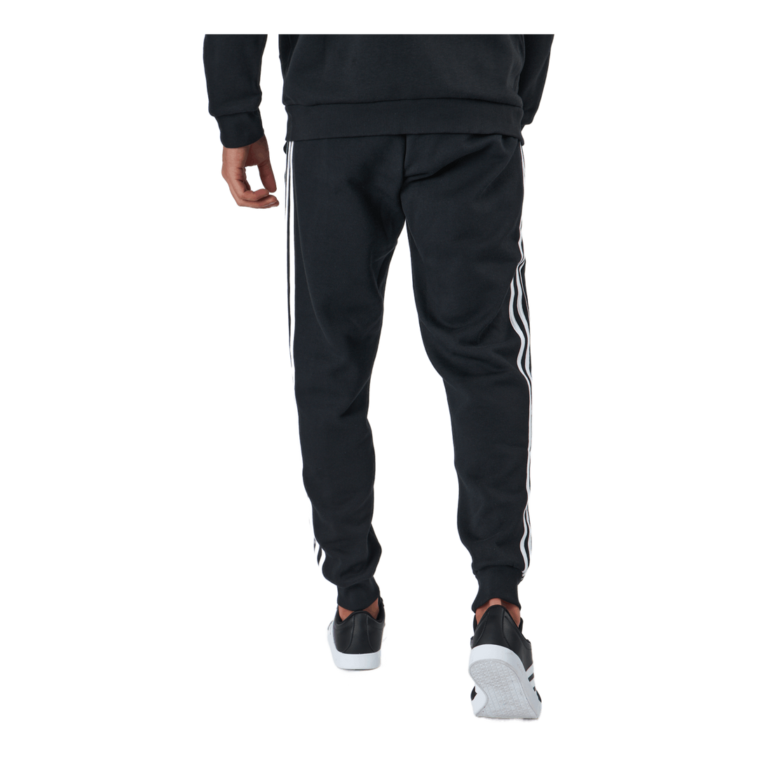 Essentials Slim  3 Stripes Pants Black / White