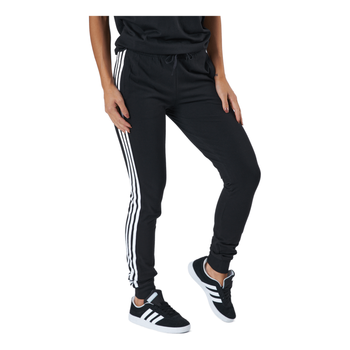 Essentials Single Jersey 3-Stripes Joggers Black