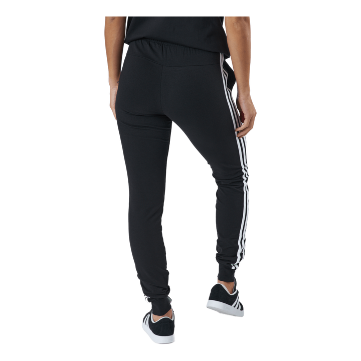 Essentials Single Jersey 3-Stripes Joggers Black