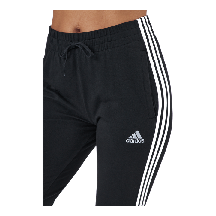 Essentials Single Jersey 3-Stripes Joggers Black