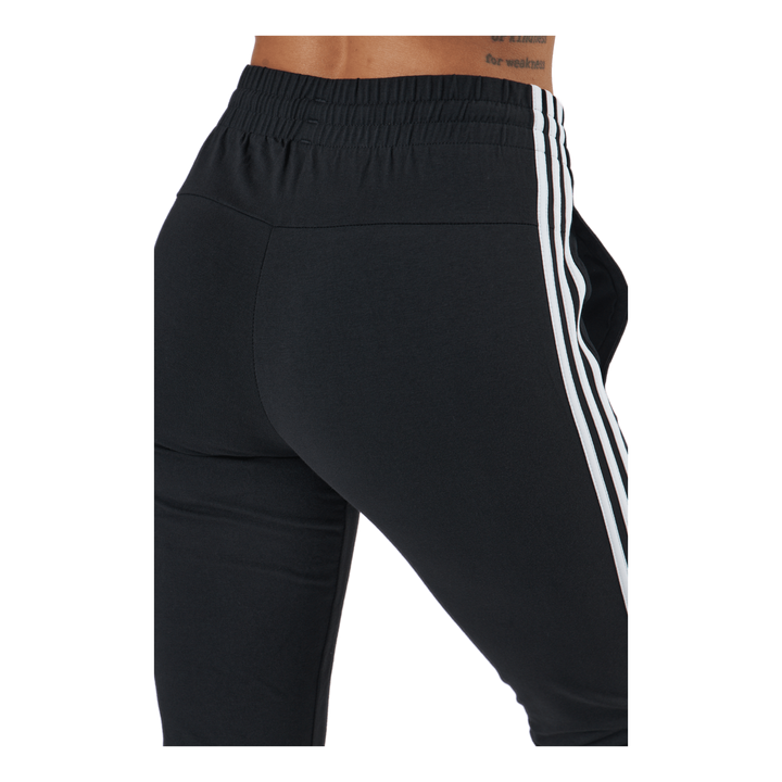 Essentials Single Jersey 3-Stripes Joggers Black