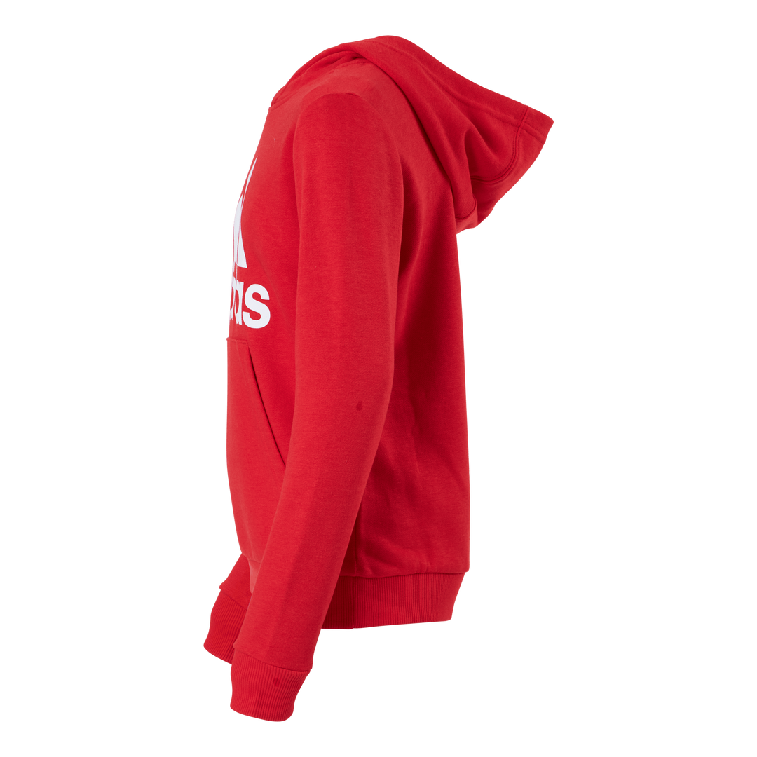 Adidas Boys Essentials Big Logo Hoodie Vivid Red / White