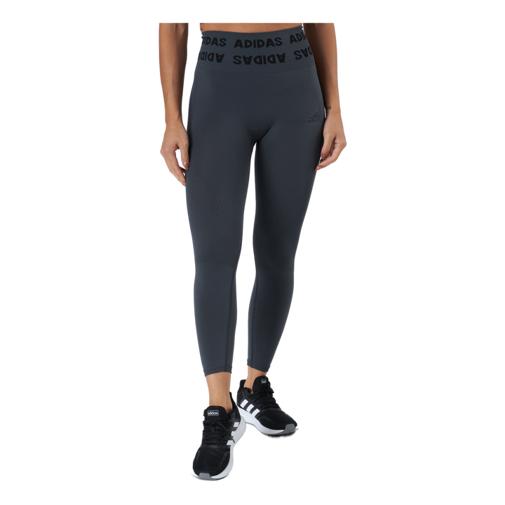 Training Branded Aeroknit 7/8 High Rise Tight Dgh Solid Grey