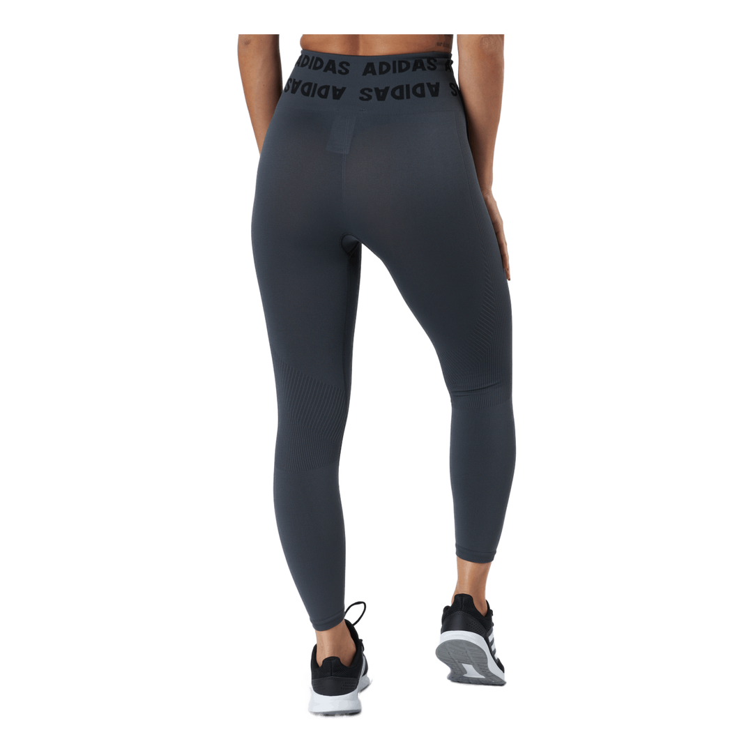 Training Branded Aeroknit 7/8 High Rise Tight Dgh Solid Grey