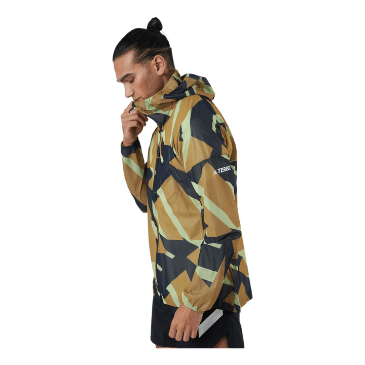 Terrex Agravic Graphic 2.5L Rain Jacket Mesa