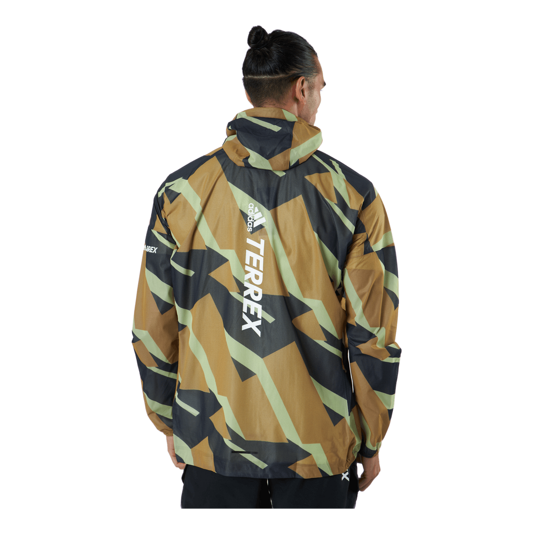 Terrex Agravic Graphic 2.5L Rain Jacket Mesa
