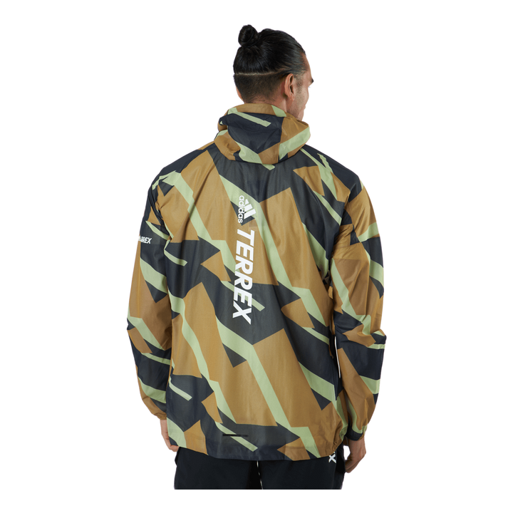 Terrex Agravic Graphic 2.5L Rain Jacket Mesa