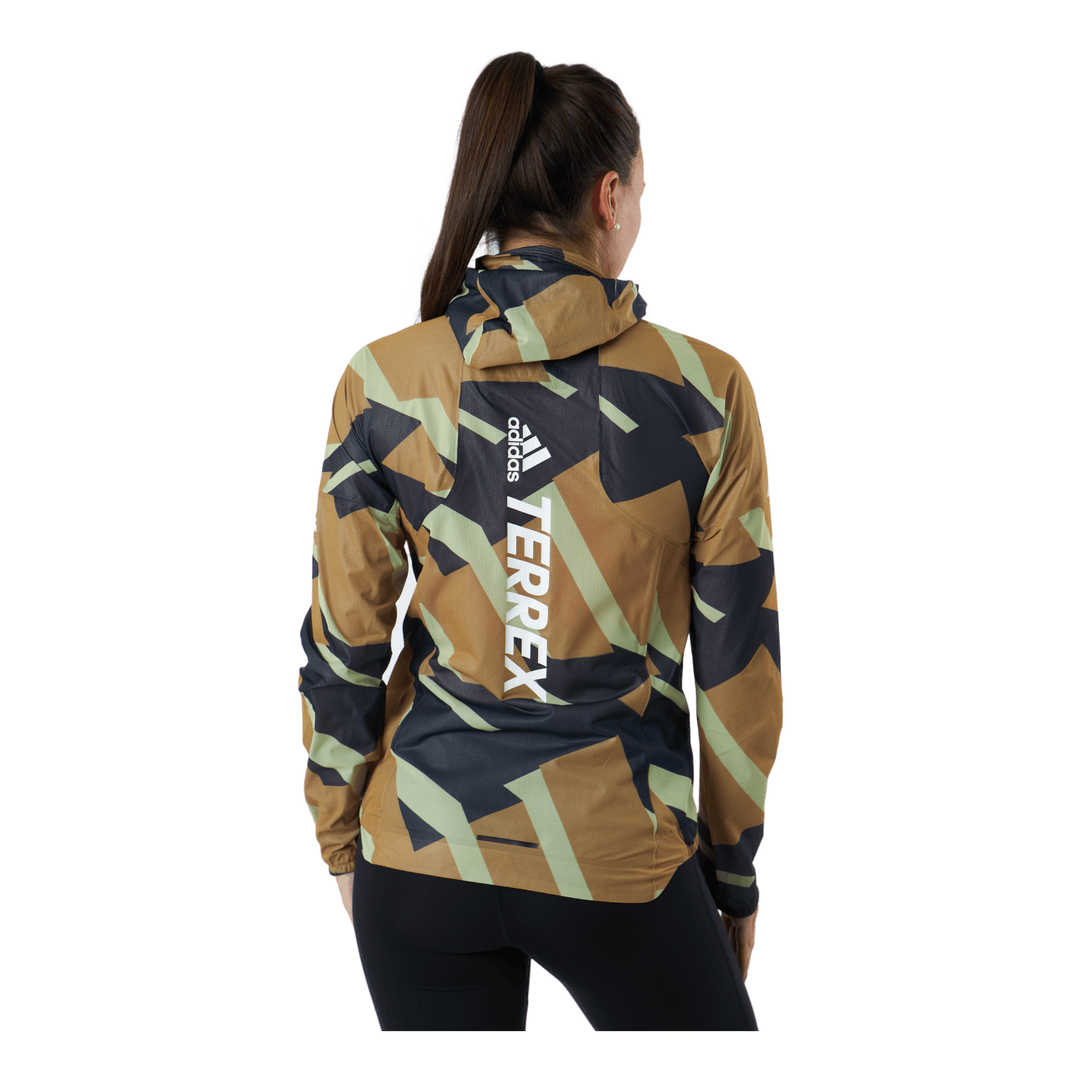Terrex Agravic Graphic 2.5L Rain Jacket Mesa