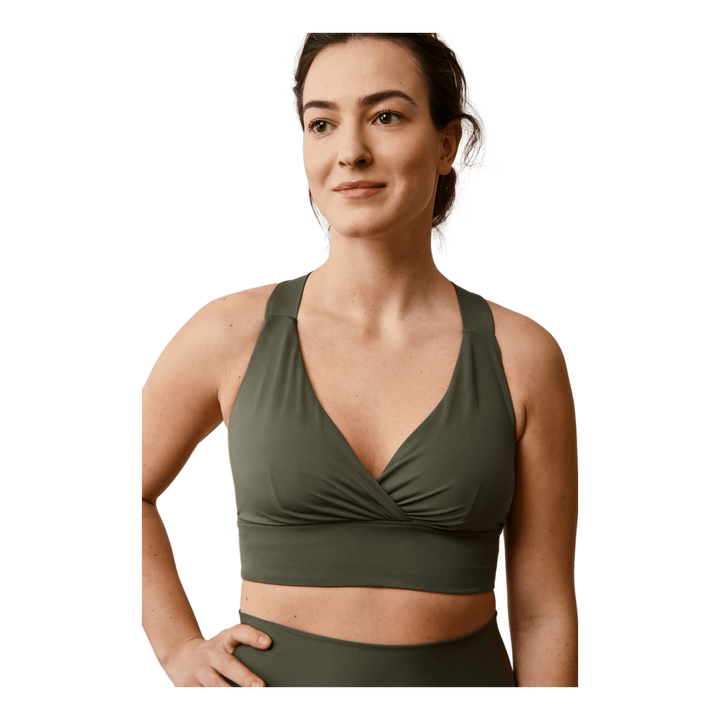 24/7 Flow Bra Pine Green
