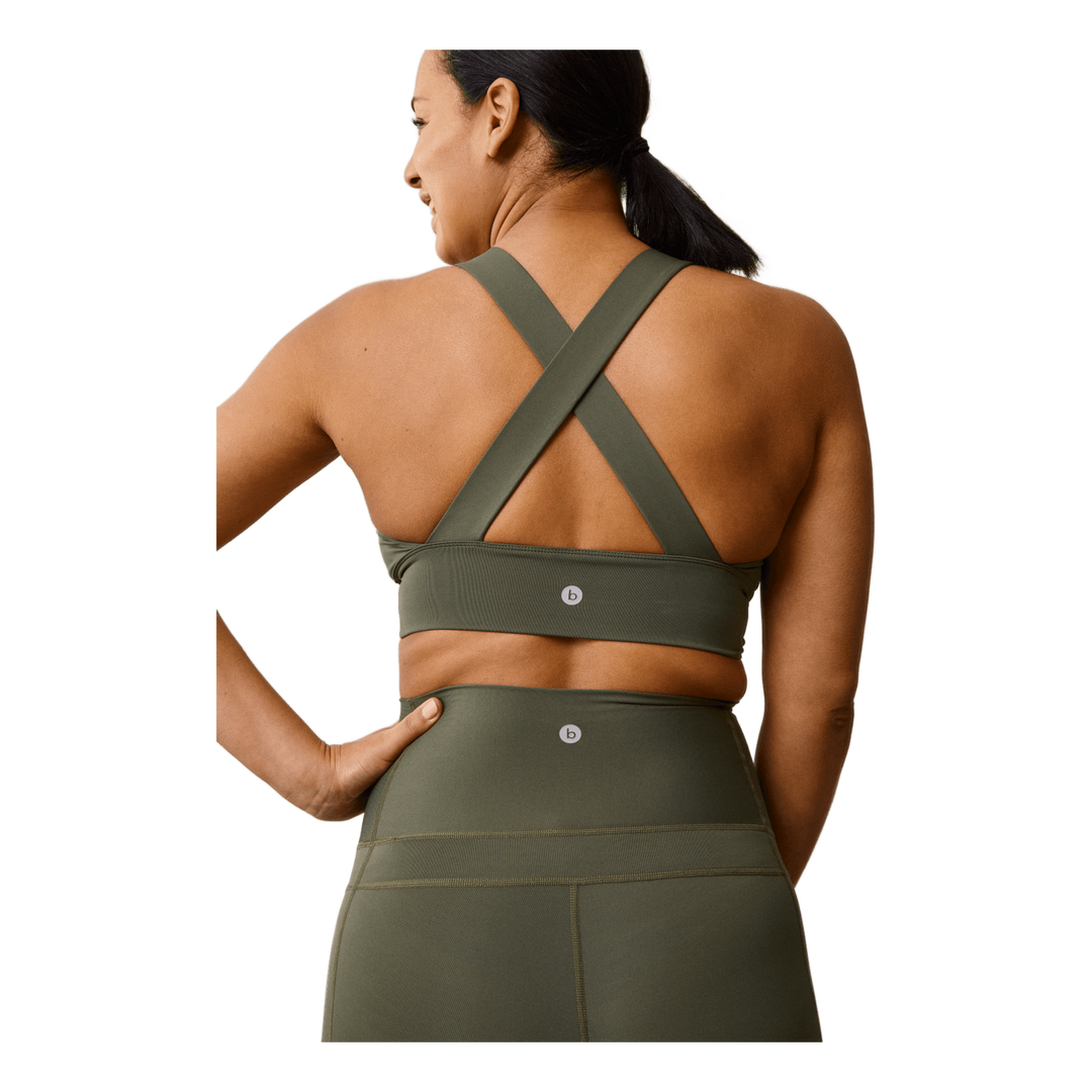 24/7 Flow Bra Pine Green