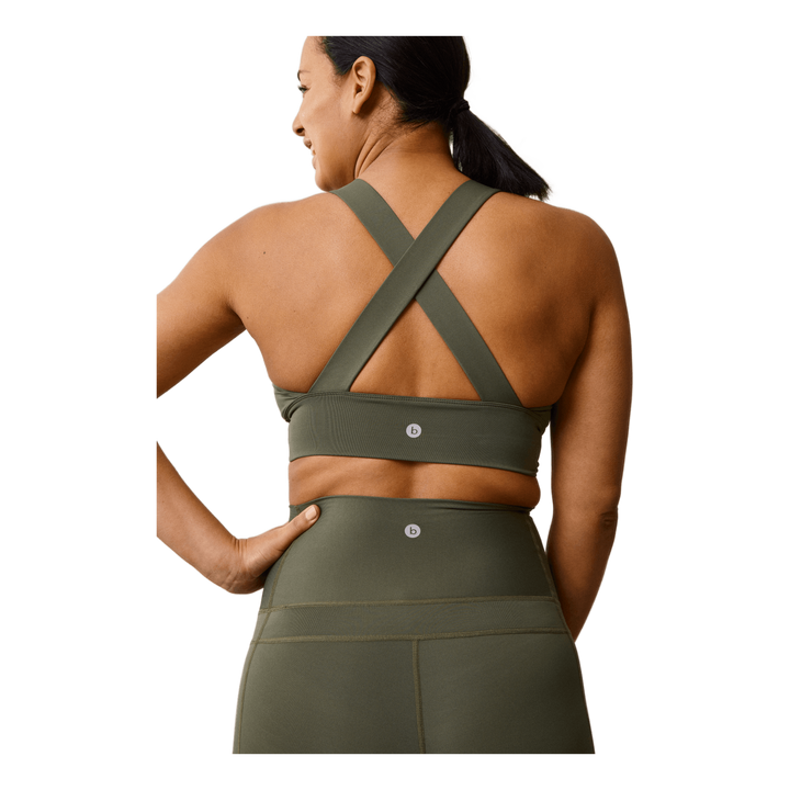 24/7 Flow Bra Pine Green