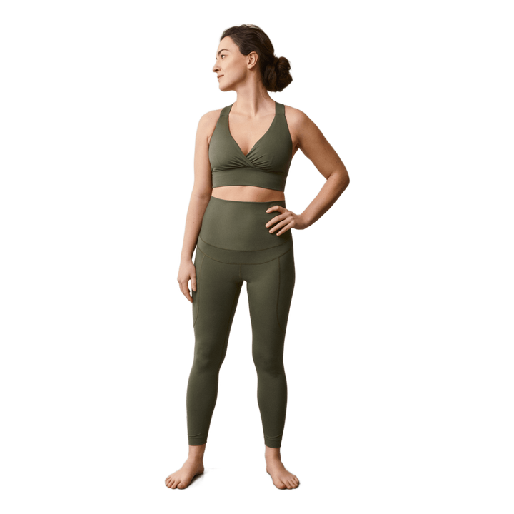 24/7 Flow Bra Pine Green