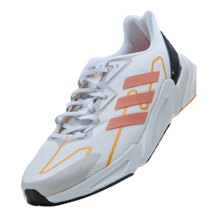 X9000L2 Shoes Cloud White / Ambient Blush / Acid Orange