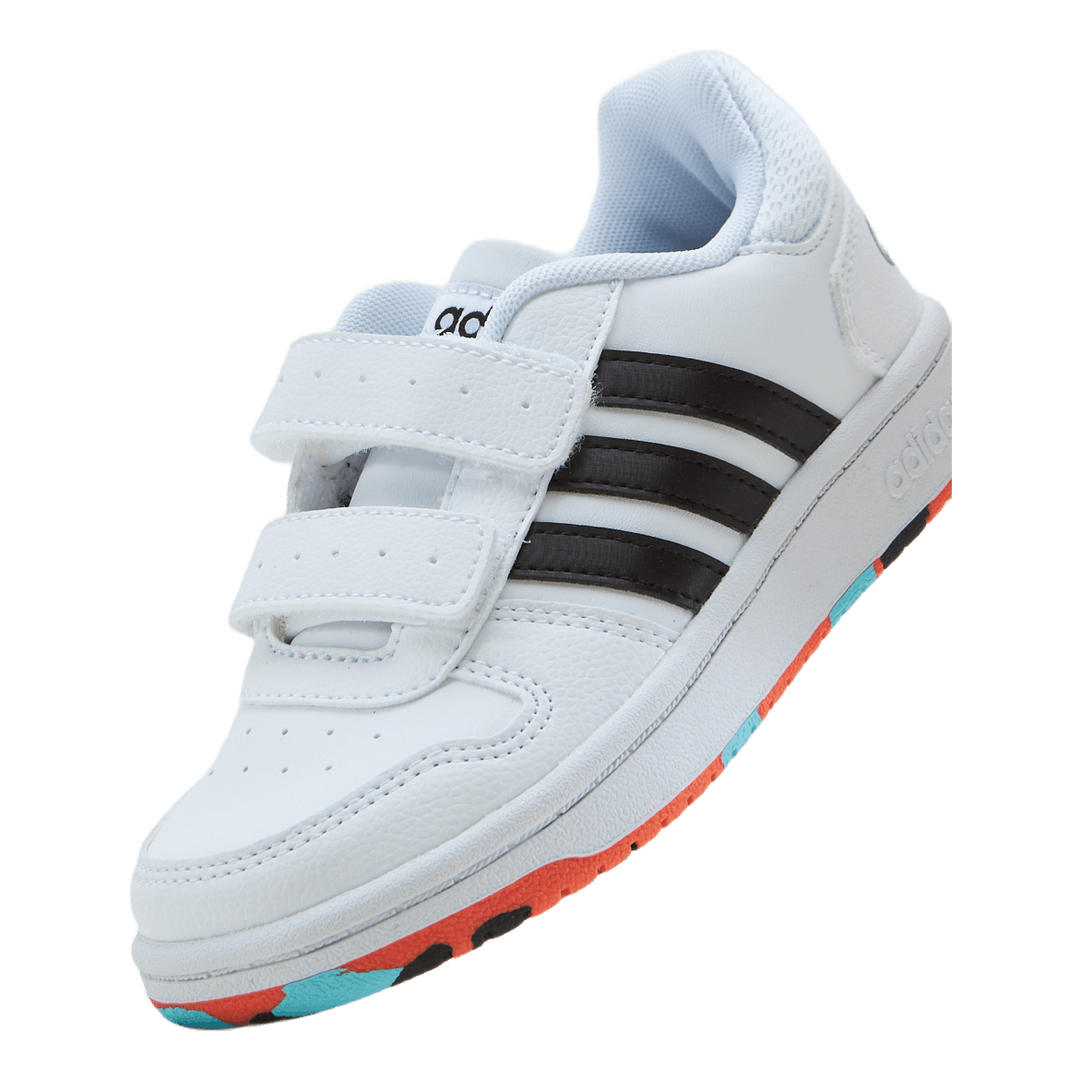 Hoops 2.0 Shoes Cloud White / Core Black / True Orange
