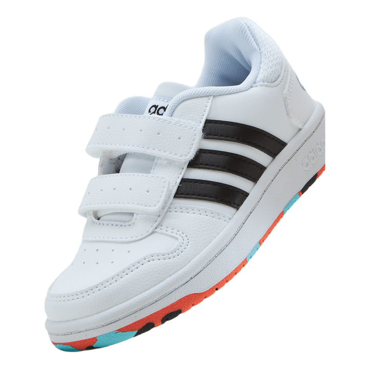 Hoops 2.0 Shoes Cloud White / Core Black / True Orange