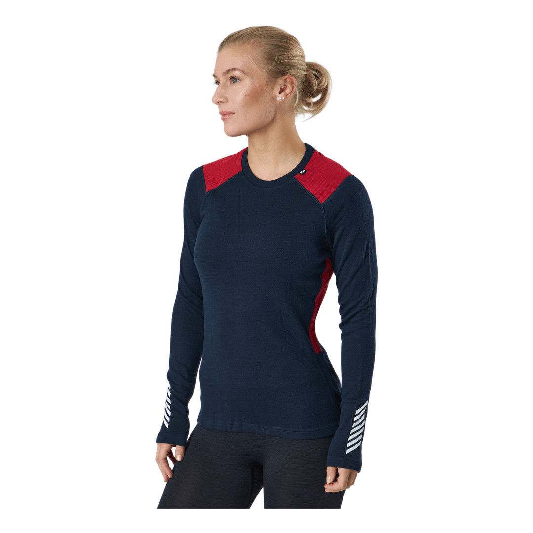 W Lifa Merino Midweight Crew 598 Navy