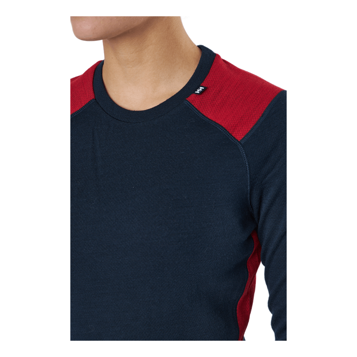 W Lifa Merino Midweight Crew 598 Navy