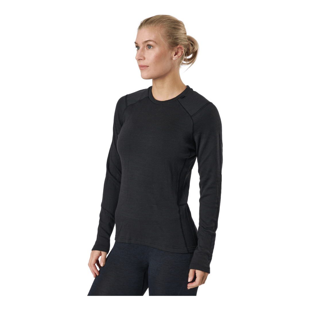 W Lifa Merino Midweight Crew 990 Black