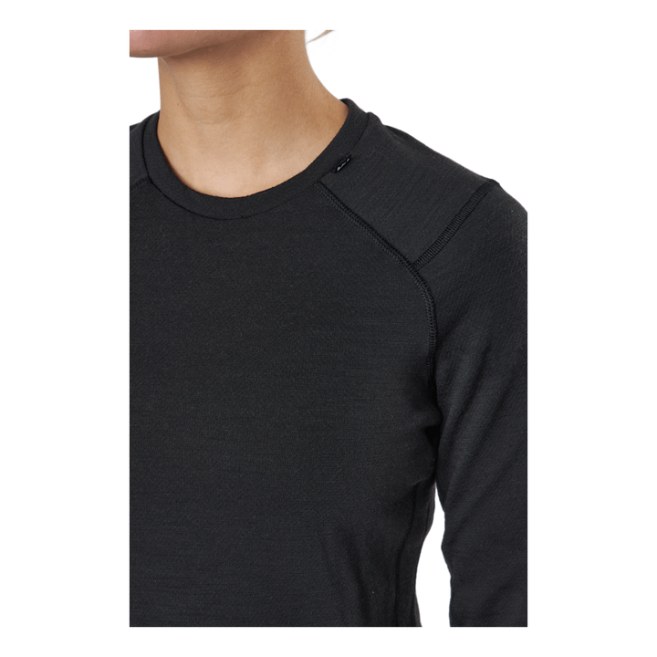 W Lifa Merino Midweight Crew 990 Black