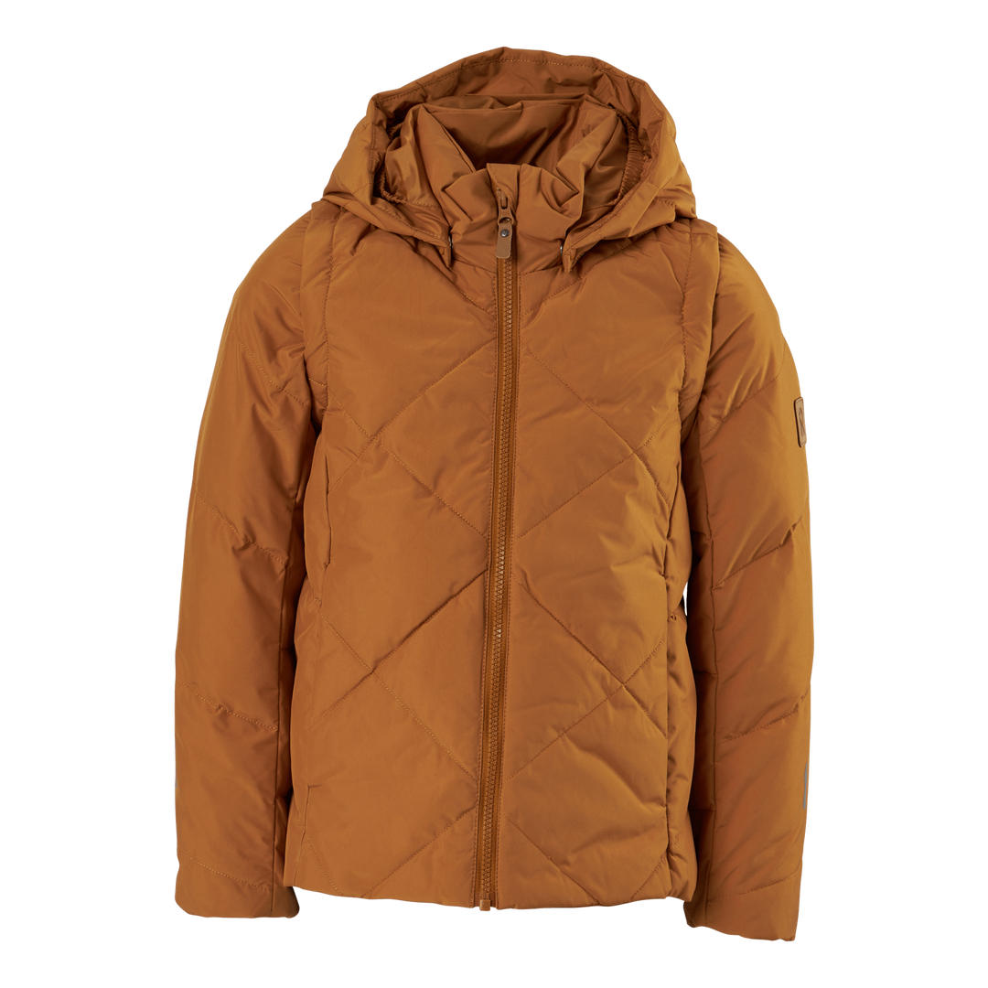 Down jacket Paahto Golden brown